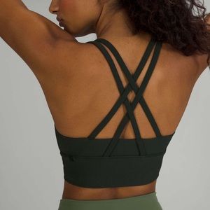 LULULEMON energy long line ribbed Rainforest